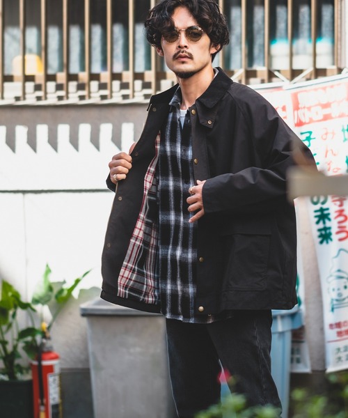 improves（インプローブス）の「衿コール ハンティングジャケット（ミリタリージャケット・メンズ・ブラック/カーキ・MEDIUM/LARGE）」の3枚目の写真