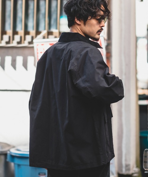 improves（インプローブス）の「衿コール ハンティングジャケット（ミリタリージャケット・メンズ・ブラック/カーキ・MEDIUM/LARGE）」の5枚目の写真