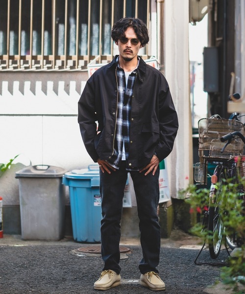 improves（インプローブス）の「衿コール ハンティングジャケット（ミリタリージャケット・メンズ・ブラック/カーキ・MEDIUM/LARGE）」の6枚目の写真