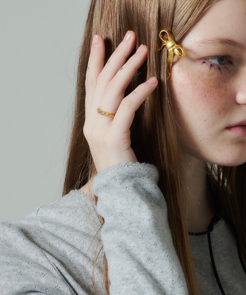 whim(ウィム)の「【whim × GIUNON】Tiny Stone Embed Ring(Pastel)(リング・レディース・シルバー/ゴールド・#13/#9)」の14枚目の写真