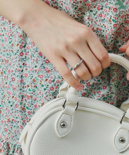 whim(ウィム)の「【whim × GIUNON】Tiny Stone Embed Ring(Pastel)(リング・レディース・シルバー/ゴールド・#13/#9)」の17枚目の写真