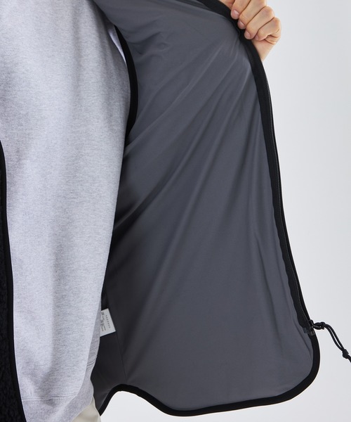 THE NORTH FACE PURPLE LABEL(ザ ノースフェイス パープルレーベル)の「【THE NORTH FACE PURPLE LABEL/ザノースフェイス】Wool Boa GORE-TEX INFINIUM? WINDSTOPPER Field Vest/ウールボアゴアテックスインフィニアムフィールドベスト(ベスト・メンズ・ブラック・XL/L/M)」の15枚目の写真