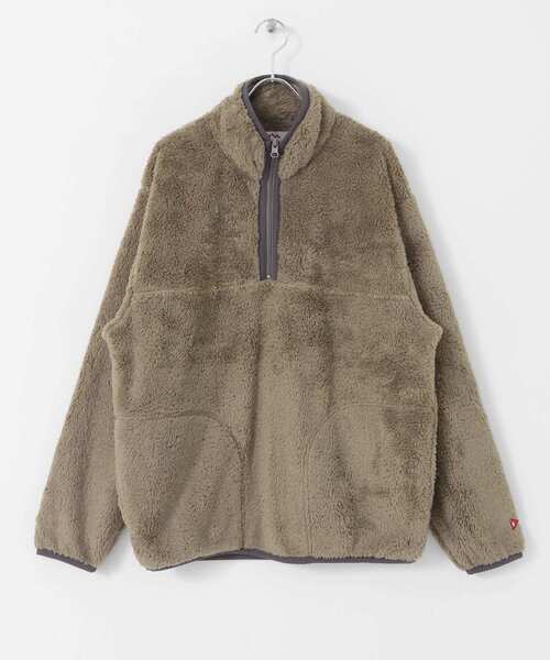 ITEMS URBANRESEARCH（アイテムズ アーバンリサーチ）の「Healthknit　Sherpa Fleece Half-Zip Jacket（その他アウター・メンズ・ブラック/モカ/ベージュ・MEDIUM/LARGE）」の14枚目の写真