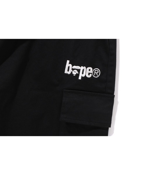 A BATHING APE（アベイシングエイプ）の「BAPE CARGO PANTS JR（カーゴパンツ・キッズ・ブラック/オリーブ・150/160）」の3枚目の写真