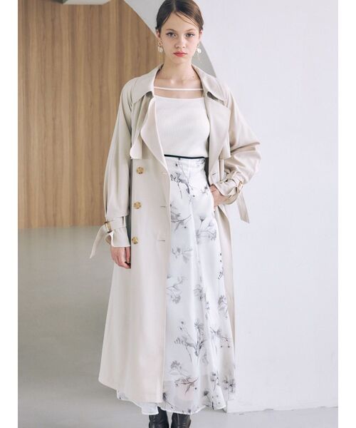 MERCURYDUO（マーキュリーデュオ）の「2WAYナローストラップリブニット（ニット/セーター・レディース・オフホワイト/ライトブルー/ブラック/ラベンダー/ライム・FREE）」の12枚目の写真