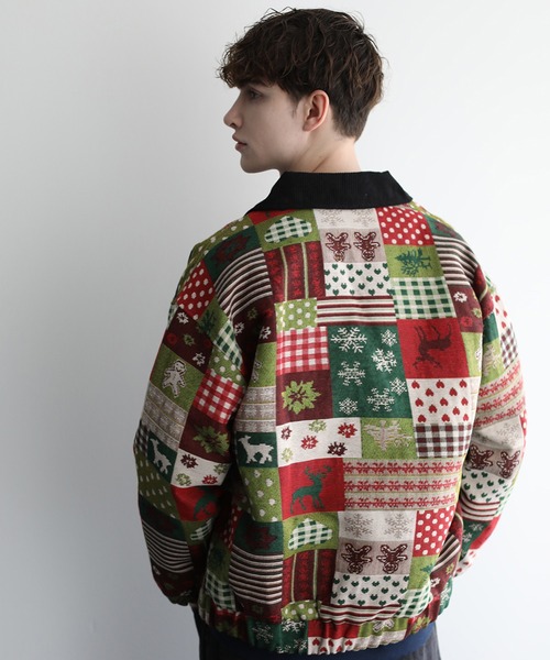 HOOK(フック)の「HOOK -original- パッチワーククリスマス柄ジャカードハンティングジャケット (AW)(カバーオール・メンズ・マルチ・M/XL/L)」の20枚目の写真