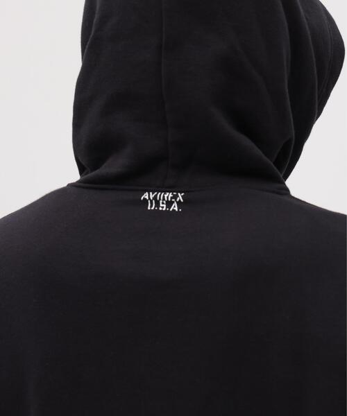 AVIREX(アヴィレックス)の「《DAILY/デイリー》PULLOVER SWEAT PARKA LOGO / プルオーバー スウェット パーカー ロゴ / AVIREX / アヴィレックス(パーカー・メンズ・ネイビー/ブラック/ホワイト系2/その他17・L/M/XL/2XL)」の18枚目の写真