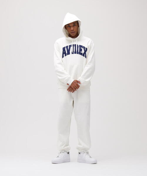 AVIREX（アヴィレックス）の「《DAILY/デイリー》PULLOVER SWEAT PARKA LOGO / プルオーバー スウェット パーカー ロゴ / AVIREX / アヴィレックス（パーカー・メンズ・ネイビー/ブラック/ホワイト系2/その他17・L/M/XL/2XL）」の21枚目の写真