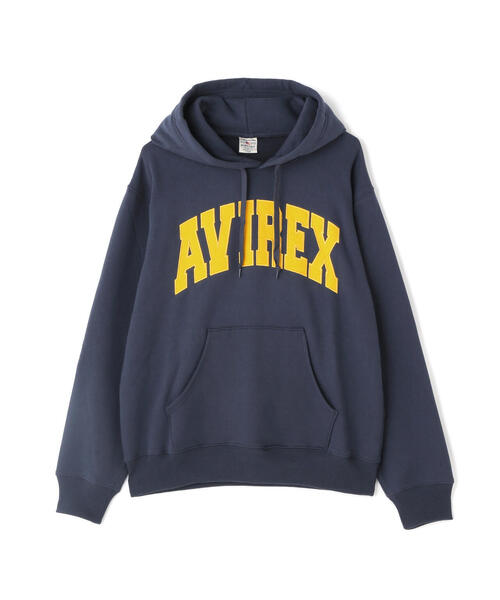 AVIREX（アヴィレックス）の「《DAILY/デイリー》PULLOVER SWEAT PARKA LOGO / プルオーバー スウェット パーカー ロゴ / AVIREX / アヴィレックス（パーカー・メンズ・ネイビー/ブラック/ホワイト系2/その他17・L/M/XL/2XL）」の9枚目の写真