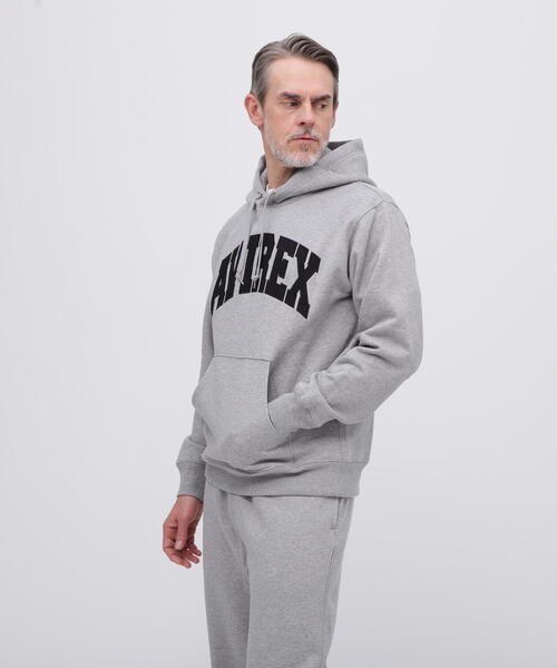 AVIREX（アヴィレックス）の「《DAILY/デイリー》PULLOVER SWEAT PARKA LOGO / プルオーバー スウェット パーカー ロゴ / AVIREX / アヴィレックス（パーカー・メンズ・ネイビー/ブラック/ホワイト系2/その他17・L/M/XL/2XL）」の14枚目の写真