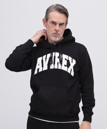 AVIREX(ABbNX)́sDAILY/fC[tPULLOVER SWEAT PARKA LOGO / vI[o[ XEFbg p[J[ S / AVIREX / ABbNX(p[J[)