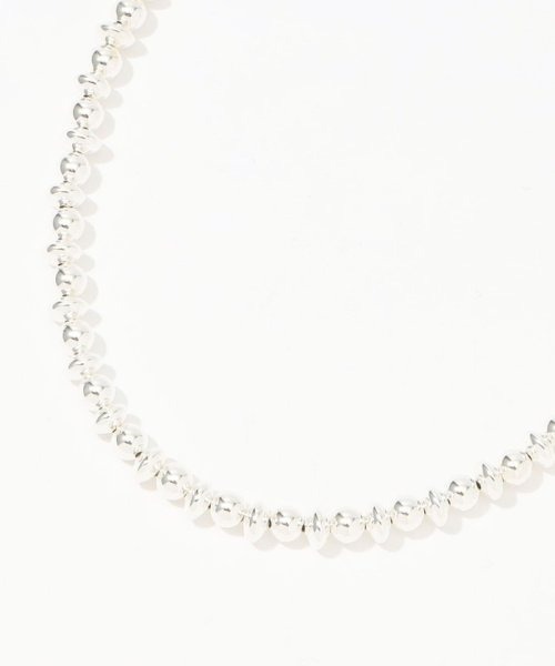 Rouge vif（ルージュヴィフ）の「【BULBS/バルブス】ボールチェーンネックレス40cm　Coffea arabica（ネックレス・レディース・シルバー・フリー）」の10枚目の写真