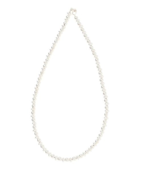 Rouge vif（ルージュヴィフ）の「【BULBS/バルブス】ボールチェーンネックレス40cm　Coffea arabica（ネックレス・レディース・シルバー・フリー）」の8枚目の写真