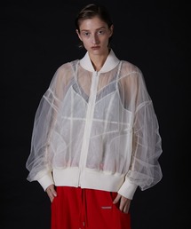 PRANK PROJECT | 【24SPRING PRE ORDER】チュールボンバージャケット / Tulle Bomber Jacket(ブルゾン)