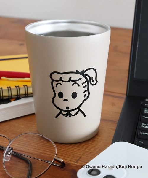 LEPSIM(レプシィム)の「【OSAMU GOODS×LEPSIM】タンブラー 993803(グラス/マグカップ/タンブラー・レディース・ブラック/ベージュ/オフホワイト/ブラウン・ONE SIZE)」の4枚目の写真