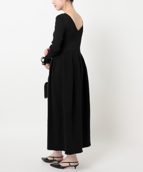 美品✨ヴェルメイユパーイエナ ロングワンピース フレア ブラウン