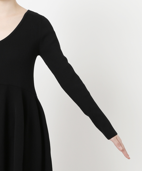 フォルムニットフレアワンピース（ワンピース）｜VERMEIL par iena