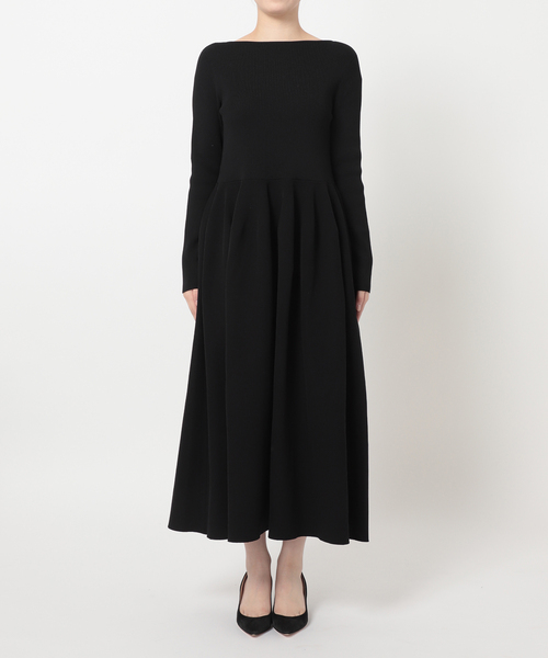 ヴェルメイユパーイエナ　シャツフレアロングワンピース　ネイビー　近年モデル スキッパーシャツワンピース（ワンピース）｜VERMEIL par iena