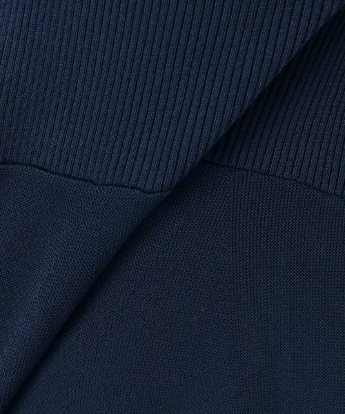 ヴェルメイユパーイエナ　シャツフレアロングワンピース　ネイビー　近年モデル VERMEIL par iena（ヴェルメイユパーイエナ）の「ドルマン