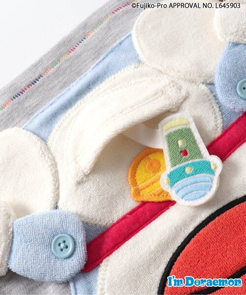 BIT'Z(ビッツ)の「I'm Doraemon もぐもぐギミック長袖Tシャツ(Tシャツ/カットソー・キッズ・キナリ/グレー・90/95/120/100/110/80)」の14枚目の写真