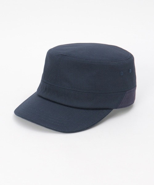 ikka(イッカ)の「リップストップワークキャップ(キャップ・メンズ・ベージュ/ネイビー/ブラック・FREE)」の3枚目の写真