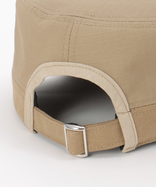ikka(イッカ)の「リップストップワークキャップ(キャップ・メンズ・ベージュ/ネイビー/ブラック・FREE)」の7枚目の写真