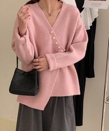 アシンメトリーニットセーター