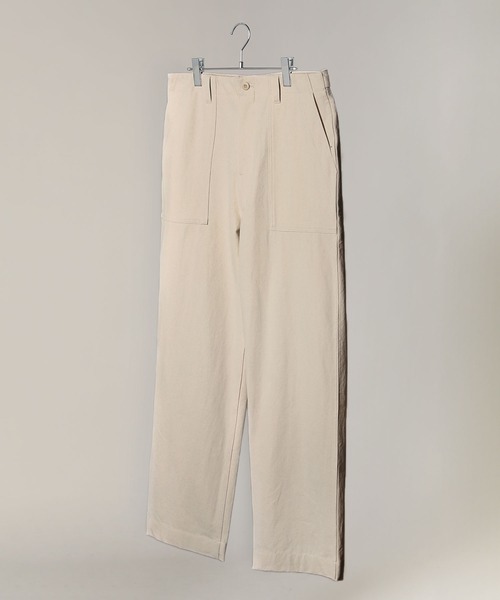 Bleme(ブレム)の「ミリタリーワイド ベイカーパンツ/ファティーグパンツ ウエスト調整付(その他パンツ・メンズ・オフホワイト/ブラック/カーキ・L/M/S/XL)」の5枚目の写真