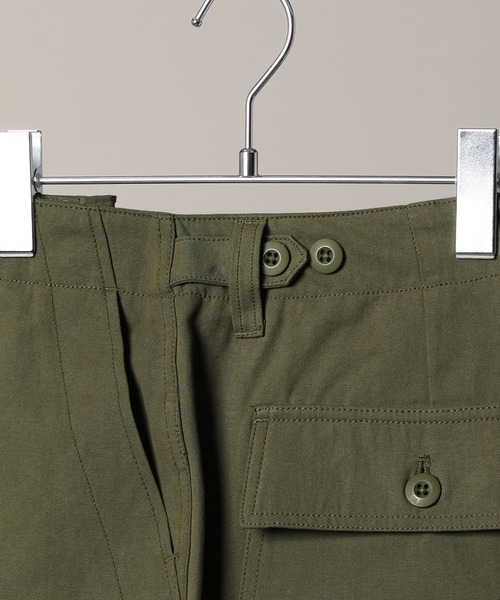 Bleme(ブレム)の「ミリタリーワイド ベイカーパンツ/ファティーグパンツ ウエスト調整付(その他パンツ・メンズ・オフホワイト/ブラック/カーキ・L/M/S/XL)」の12枚目の写真