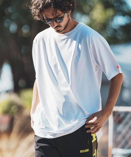 felkod（フィルコッド）の「mt8788-Cool Touch Oversize Cut sew カットソー（Tシャツ/カットソー・メンズ・ホワイト/ブラック・L/S/M）」の2枚目の写真