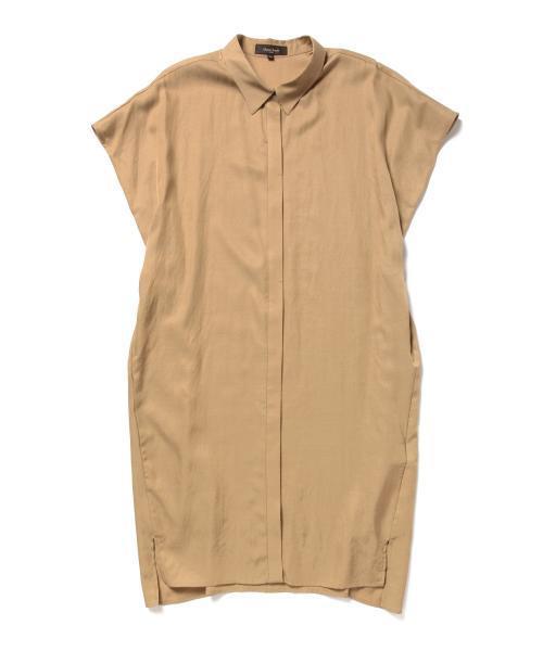 Demi-Luxe BEAMS（デミルクス ビームス）の「Demi-Luxe BEAMS / とろみドルマンワンピース（ワンピース・レディース・ベージュ/ネイビー・36/38）」の12枚目の写真