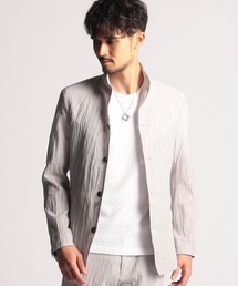 NICOLE CLUB FOR MEN | エステルクレープスタンドカラーカヴァーオールジャケット(カバーオール)