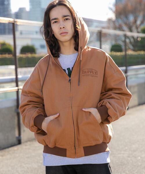 WEGO（ウィゴー）の「WEGO/フードブルゾン（ブルゾン・メンズ・ブラック系その他/ブラウン/スカイブルー/その他1・MEDIUM/LARGE）」の21枚目の写真