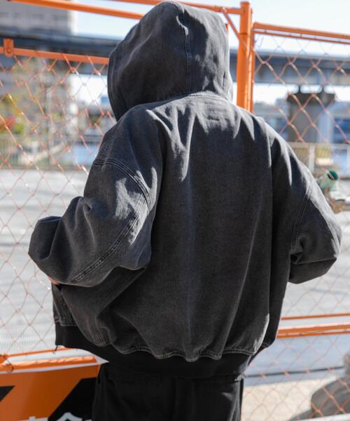 WEGO（ウィゴー）の「WEGO/フードブルゾン（ブルゾン・メンズ・ブラック系その他/ブラウン/スカイブルー/その他1・MEDIUM/LARGE）」の16枚目の写真