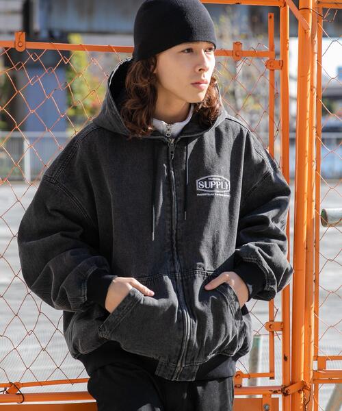 WEGO（ウィゴー）の「WEGO/フードブルゾン（ブルゾン・メンズ・ブラック系その他/ブラウン/スカイブルー/その他1・MEDIUM/LARGE）」の17枚目の写真