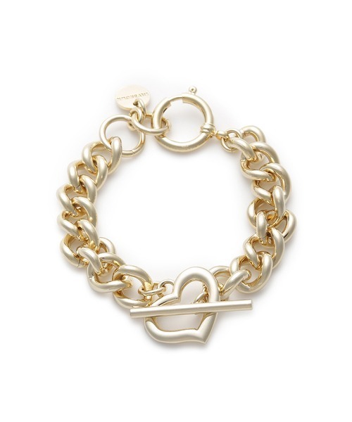 LILY BROWN(リリーブラウン)の「ハートマンテルブレスレット(ブレスレット・レディース・ゴールド/シルバー・FREE)」の1枚目の写真