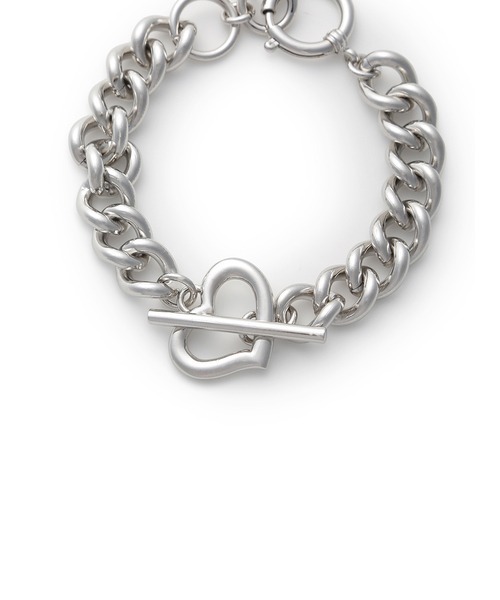 LILY BROWN(リリーブラウン)の「ハートマンテルブレスレット(ブレスレット・レディース・ゴールド/シルバー・FREE)」の3枚目の写真