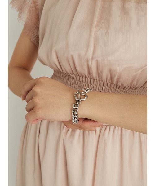 LILY BROWN(リリーブラウン)の「ハートマンテルブレスレット(ブレスレット・レディース・ゴールド/シルバー・FREE)」の7枚目の写真