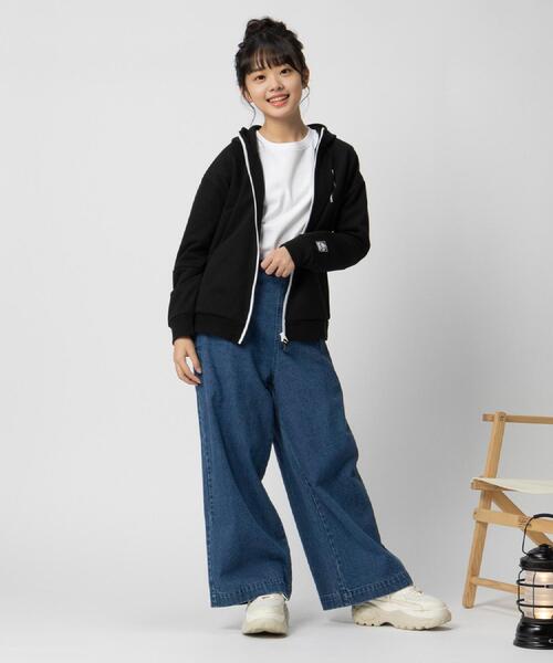 CAMP7(キャンプセブン)の「CAMP7(キャンプ7)【セットアップ対応】ロゴジップパーカー(パーカー・キッズ・ブラック/グレー・150/160/130/140/120)」の16枚目の写真