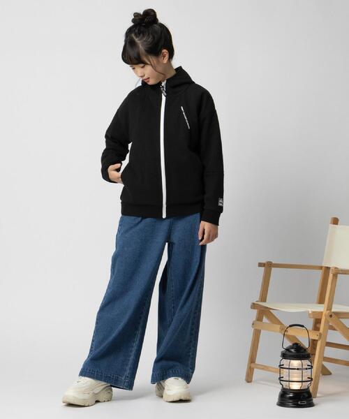 CAMP7(キャンプセブン)の「CAMP7(キャンプ7)【セットアップ対応】ロゴジップパーカー(パーカー・キッズ・ブラック/グレー・150/160/130/140/120)」の19枚目の写真