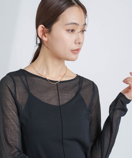 NANO universe（ナノユニバース）の「3wayチェーンネックレス（ネックレス・レディース・ゴールド・FREE）」の3枚目の写真