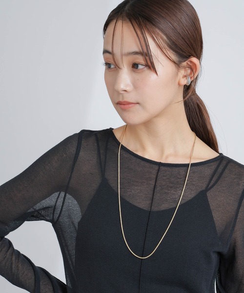 NANO universe（ナノユニバース）の「3wayチェーンネックレス（ネックレス・レディース・ゴールド・FREE）」の4枚目の写真