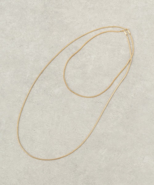 NANO universe（ナノユニバース）の「3wayチェーンネックレス（ネックレス・レディース・ゴールド・FREE）」の9枚目の写真