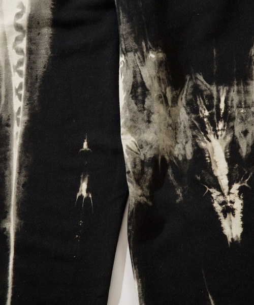 HOOK（フック）の「HOOK -original- タイダイ染め裾絞りスウェットパンツ（スウェットパンツ・メンズ・ブラック・M/L/XL）」の4枚目の写真