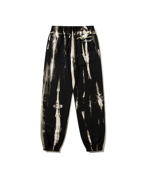 HOOK（フック）の「HOOK -original- タイダイ染め裾絞りスウェットパンツ（スウェットパンツ・メンズ・ブラック・M/L/XL）」の5枚目の写真
