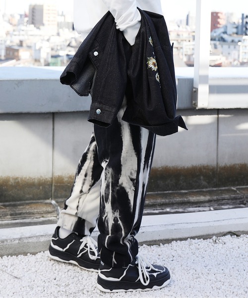 HOOK（フック）の「HOOK -original- タイダイ染め裾絞りスウェットパンツ（スウェットパンツ・メンズ・ブラック・M/L/XL）」の15枚目の写真