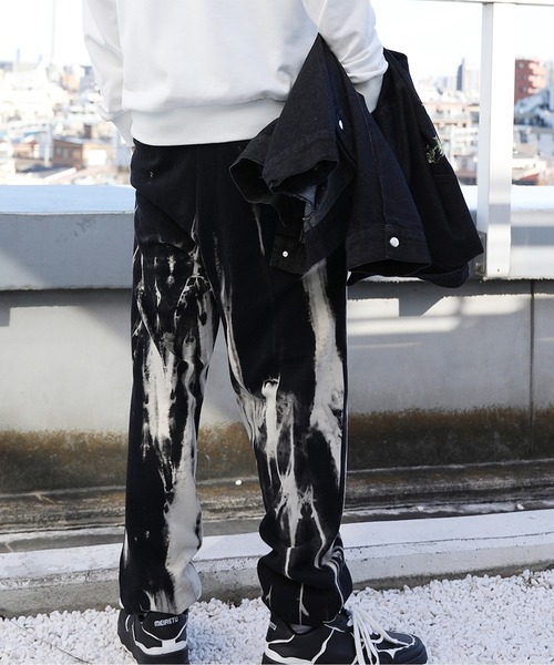 HOOK（フック）の「HOOK -original- タイダイ染め裾絞りスウェットパンツ（スウェットパンツ・メンズ・ブラック・M/L/XL）」の19枚目の写真