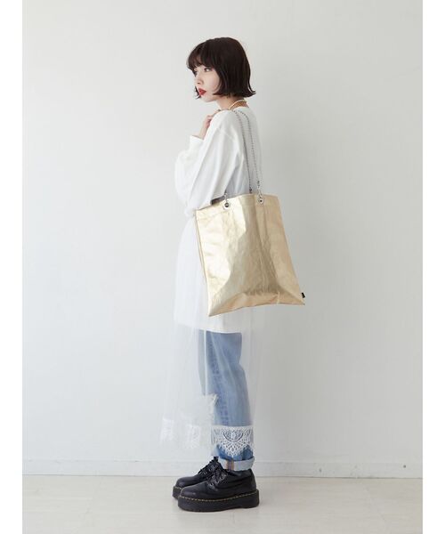 jouetie(ジュエティ)の「チュールレイヤードワンピース(ワンピース・レディース・ブラック/ブルー/オフホワイト・MEDIUM)」の18枚目の写真