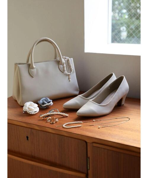 Green　Parks（グリーンパークス）の「RUPIS.クッションパンプス（パンプス・レディース・ブラック/アイボリー・S/M/L/XL/XS）」の8枚目の写真