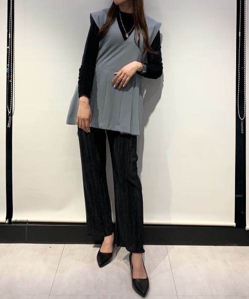 Green　Parks（グリーンパークス）の「RUPIS.クッションパンプス（パンプス・レディース・ブラック/アイボリー・S/M/L/XL/XS）」の4枚目の写真